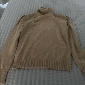 GAP Camel Colored Ribbed Turtleneck - worn once